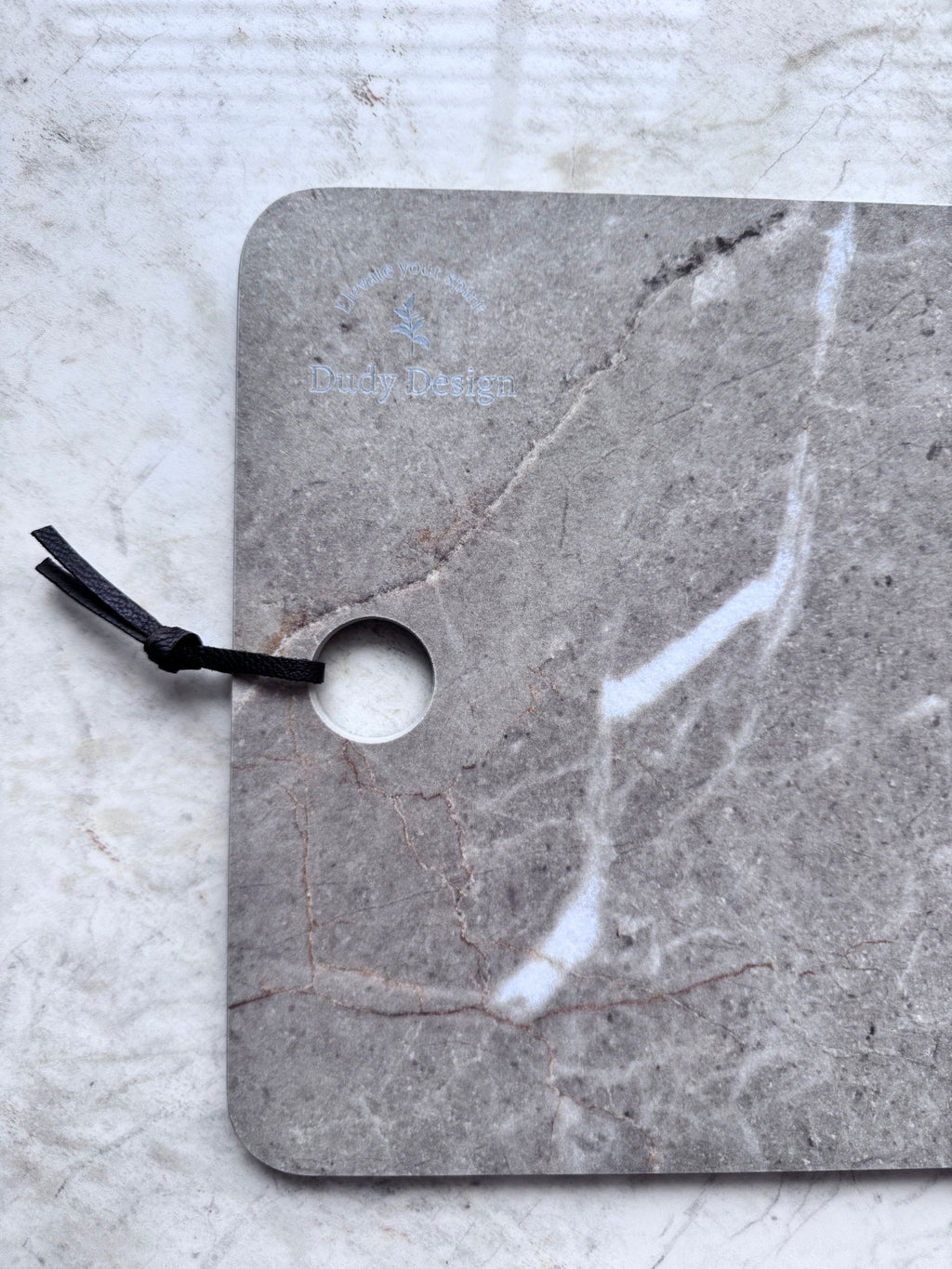 Dudy Design Silver Roots Porselen Kesme Tahtası  (35x25)