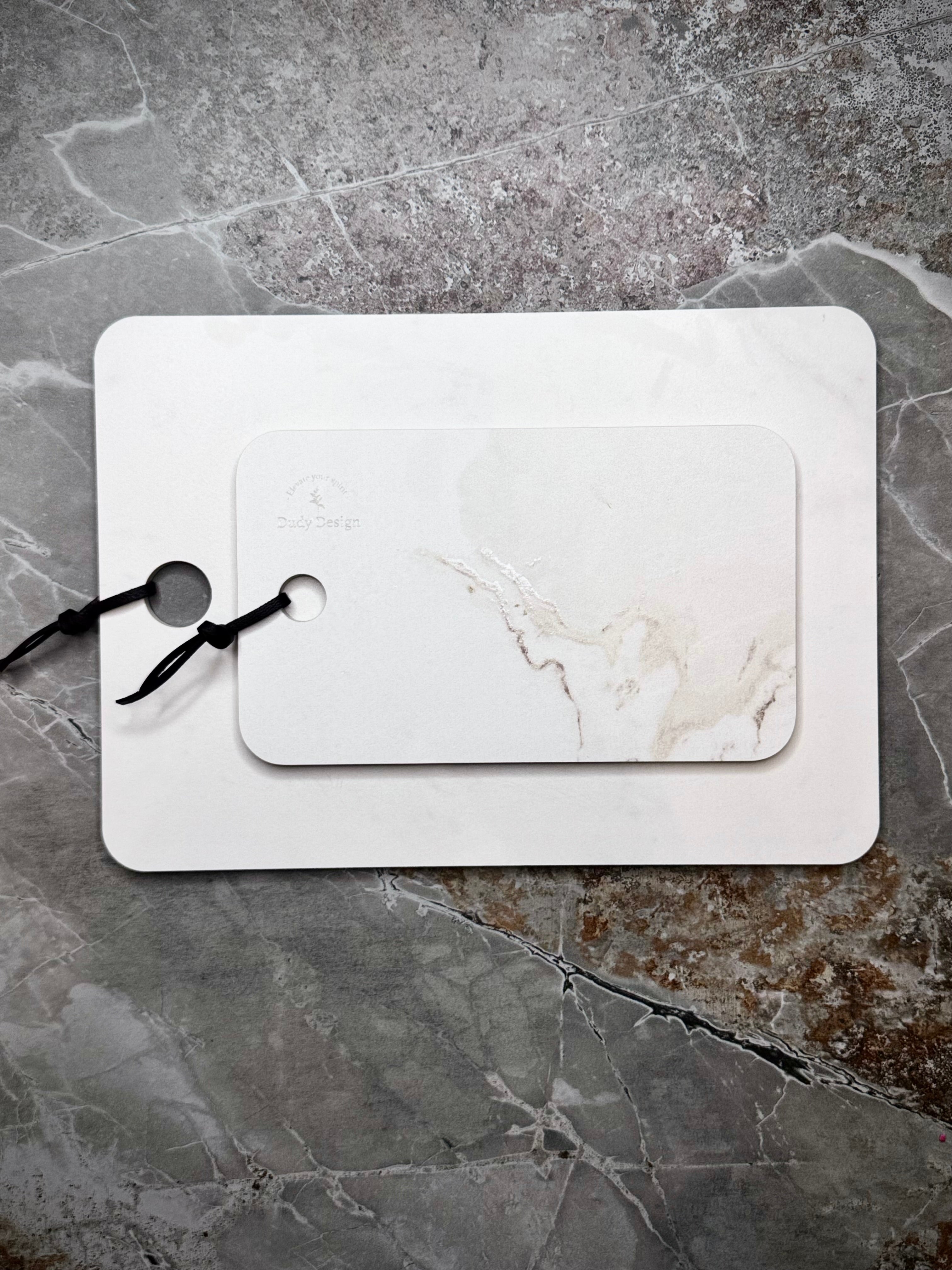 Dudy Design C.Gold Büyük Porselen Kesme Tahtası  (35x25)