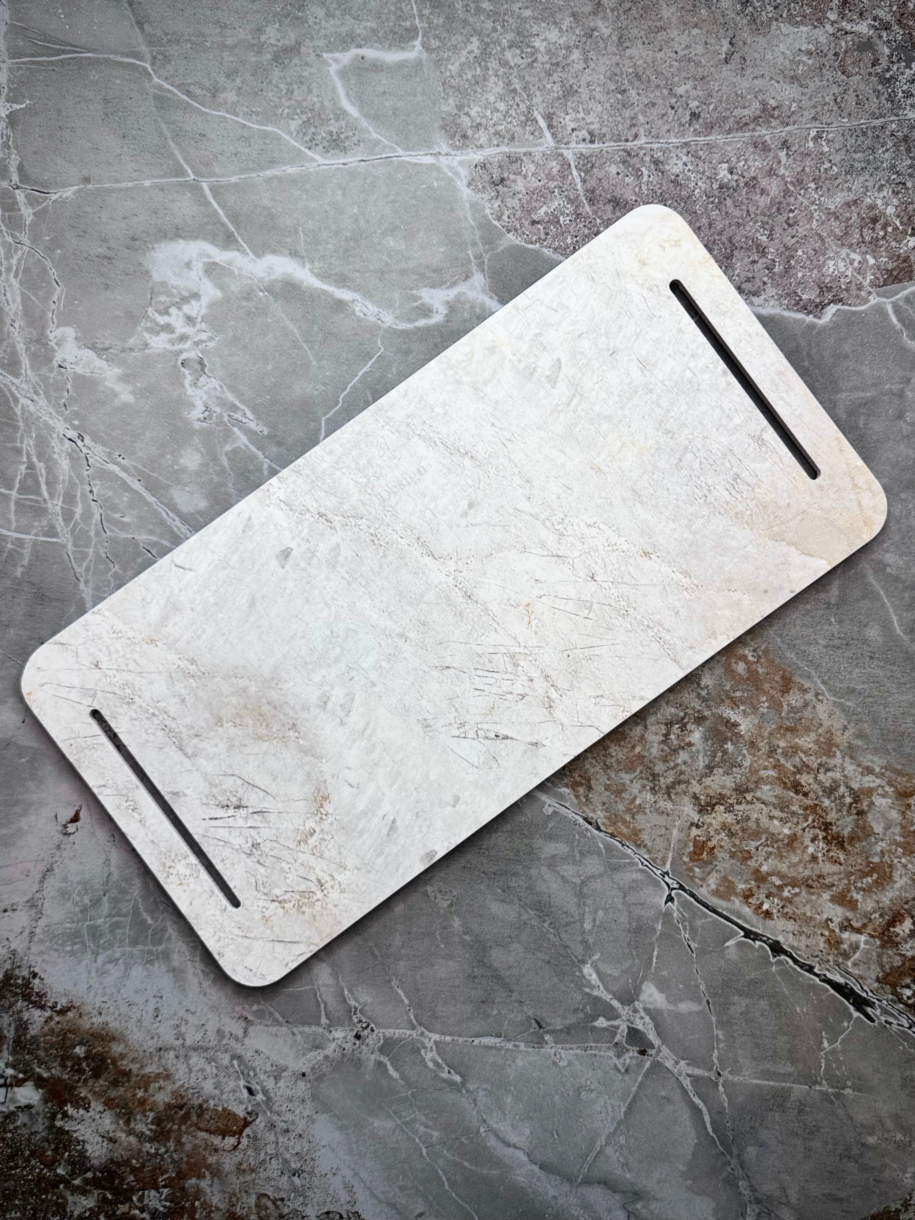 Dudy Design Olimpo Porselen Büyük Sunum Tahtası | Çizilmez Leke Tutmaz Antibakteriyel | NSF Belgeli (20x40)