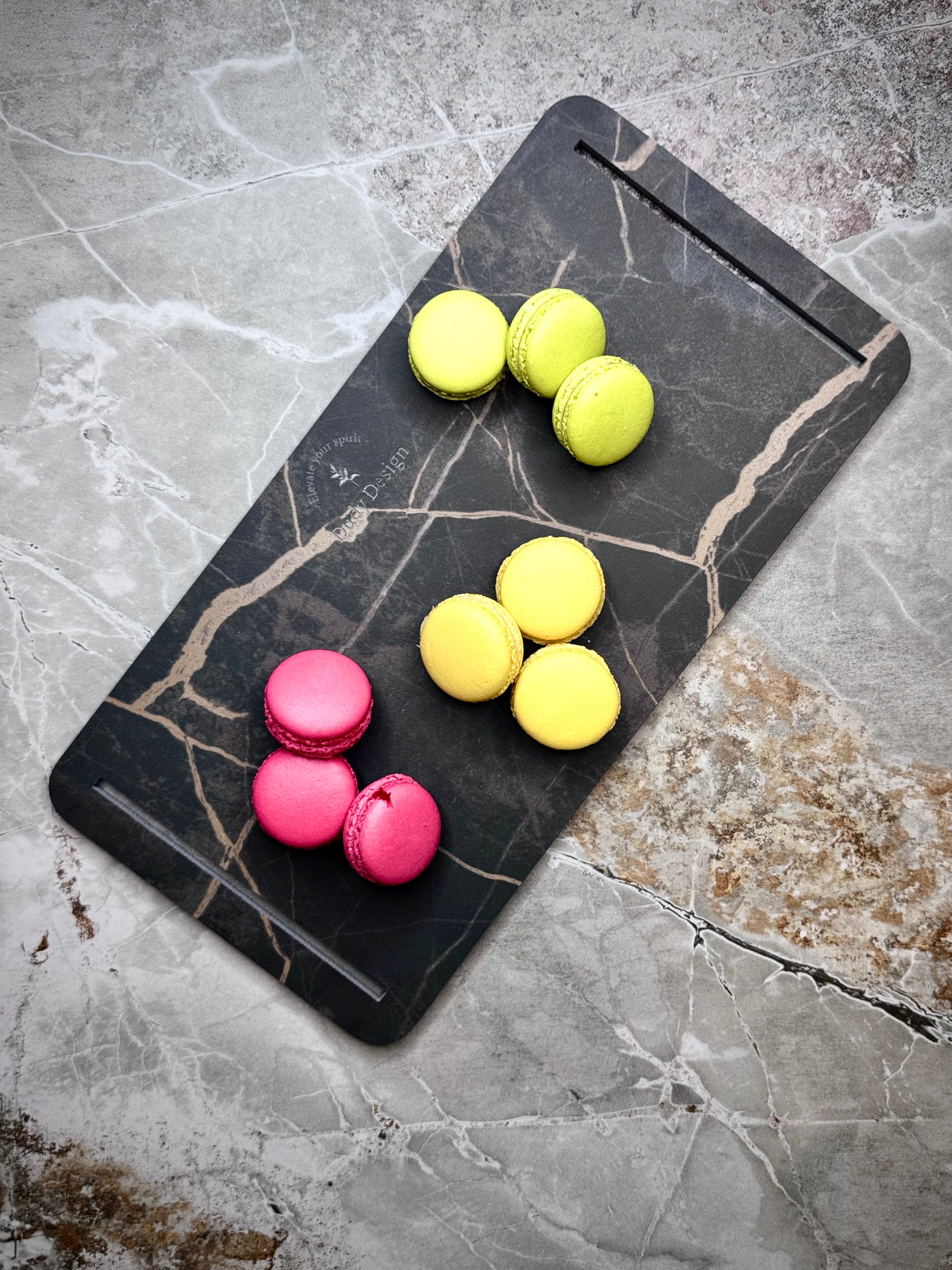 Dudy Design Port Laurent Porselen Büyük Sunum Tahtası | Çizilmez Leke Tutmaz Antibakteriyel | NSF Belgeli (20x40)