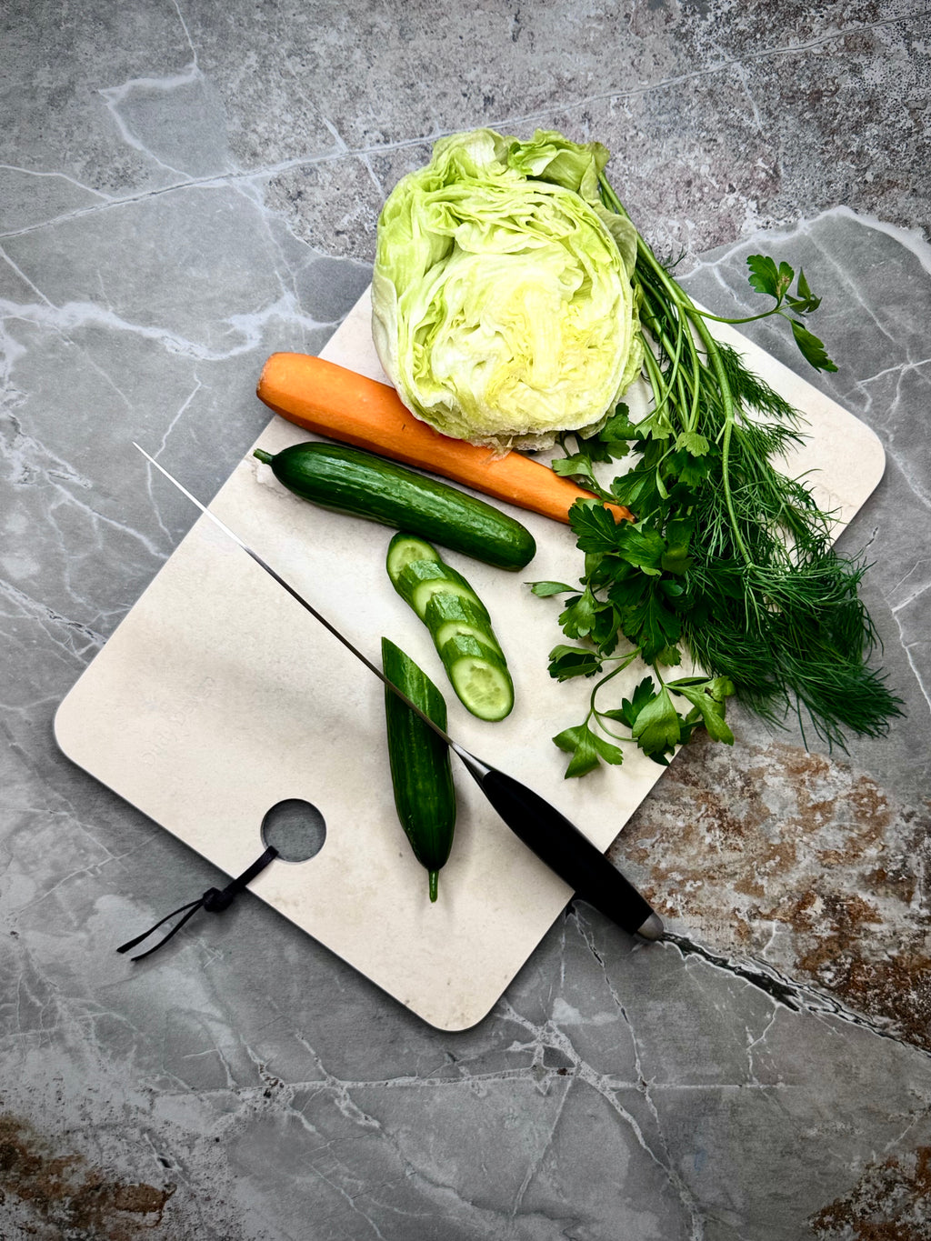 Dudy Design Rapolano Büyük Porselen Kesme Tahtası  (35x25)