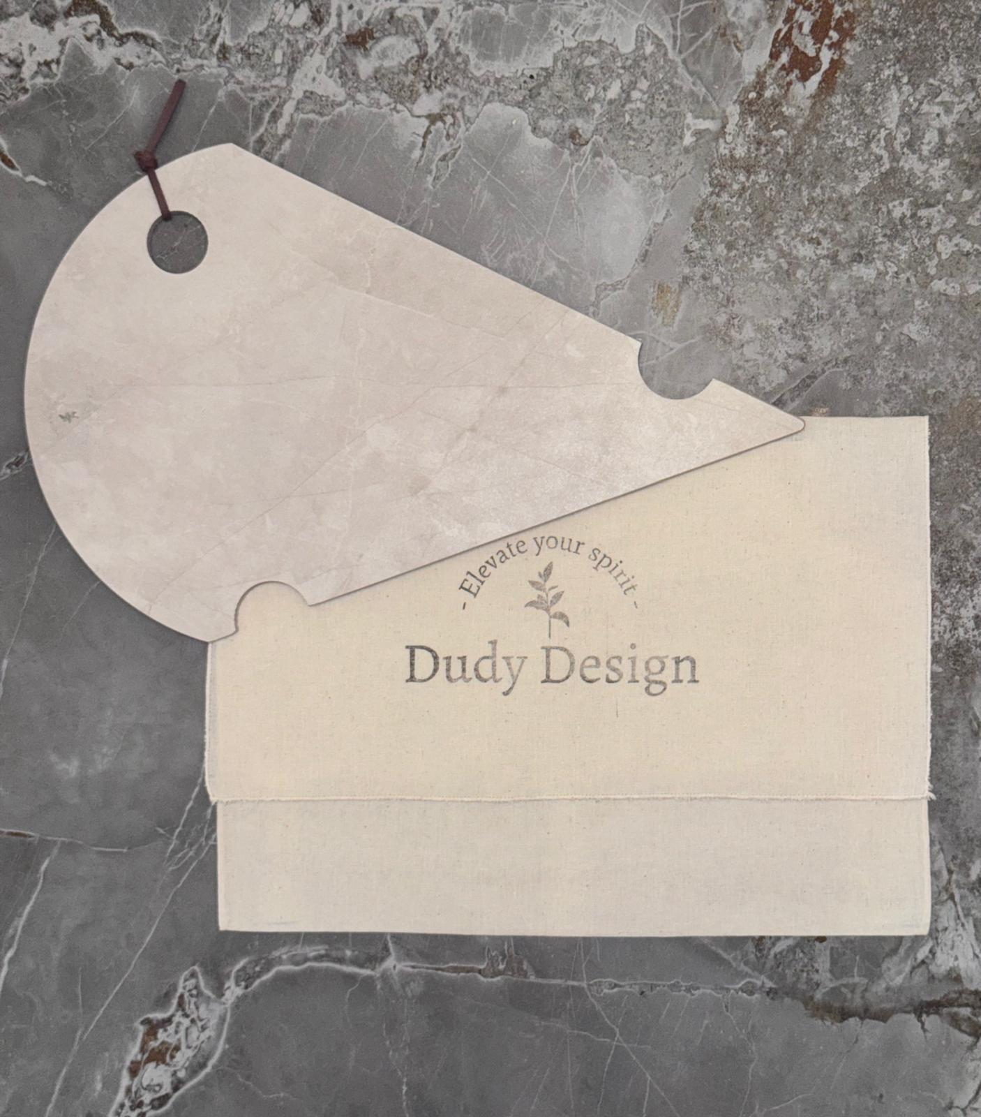 Dudy Design Porselen Amani | Çizilmez Leke Tutmaz Antibakteriyel Şarküteri Sunum Tahtası | NSF Belgeli