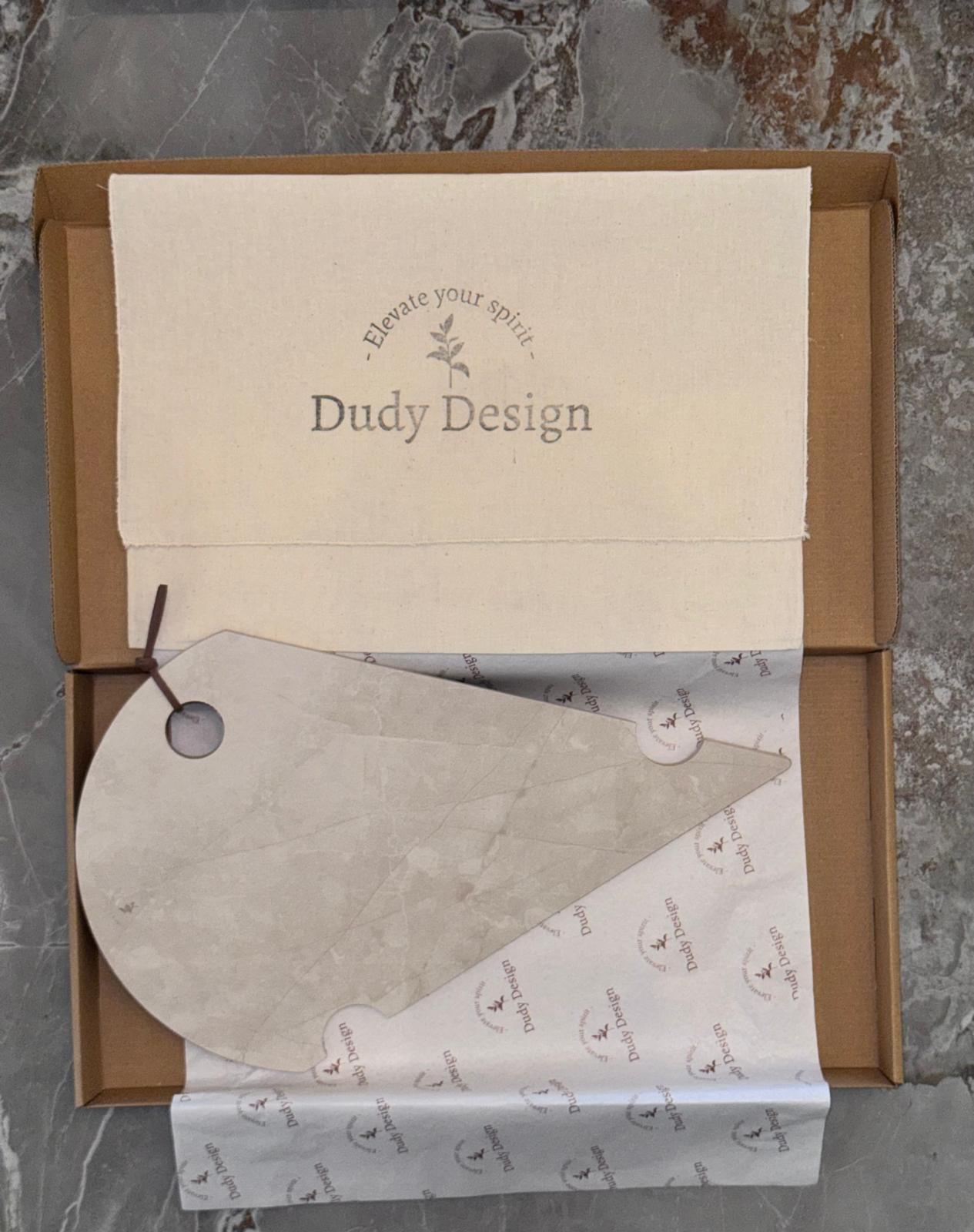 Dudy Design Porselen Amani | Çizilmez Leke Tutmaz Antibakteriyel Şarküteri Sunum Tahtası | NSF Belgeli