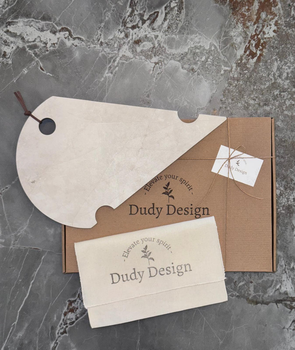 Dudy Design Porselen Amani | Çizilmez Leke Tutmaz Antibakteriyel Şarküteri Sunum Tahtası | NSF Belgeli