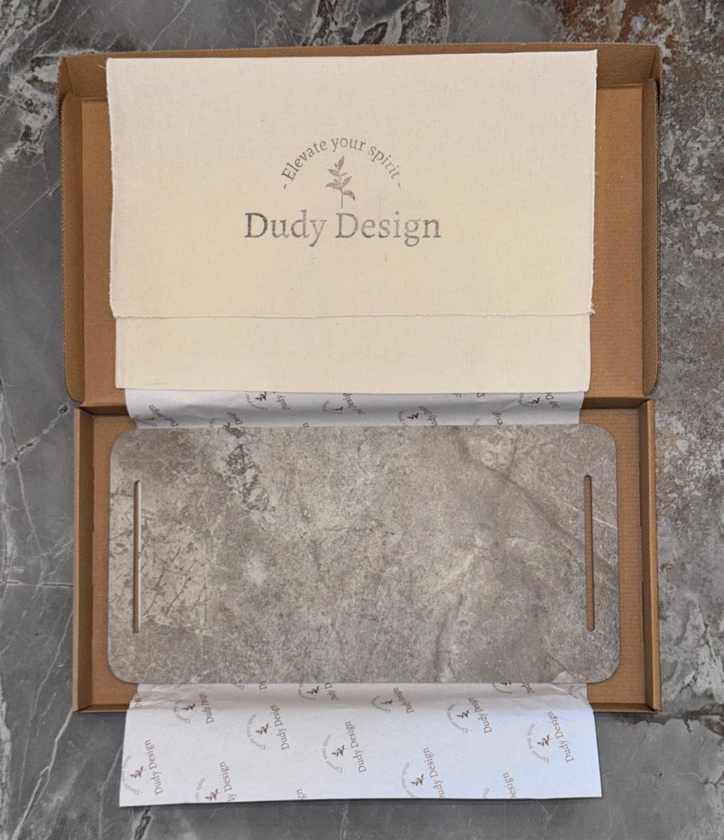 Dudy Design Bosco Porselen Steak Sunum Tepsisi | Çizilmez Yanmaz Isıya Dayanıklı Antibakteriyel Sunum Tahtası | NSF Belgeli