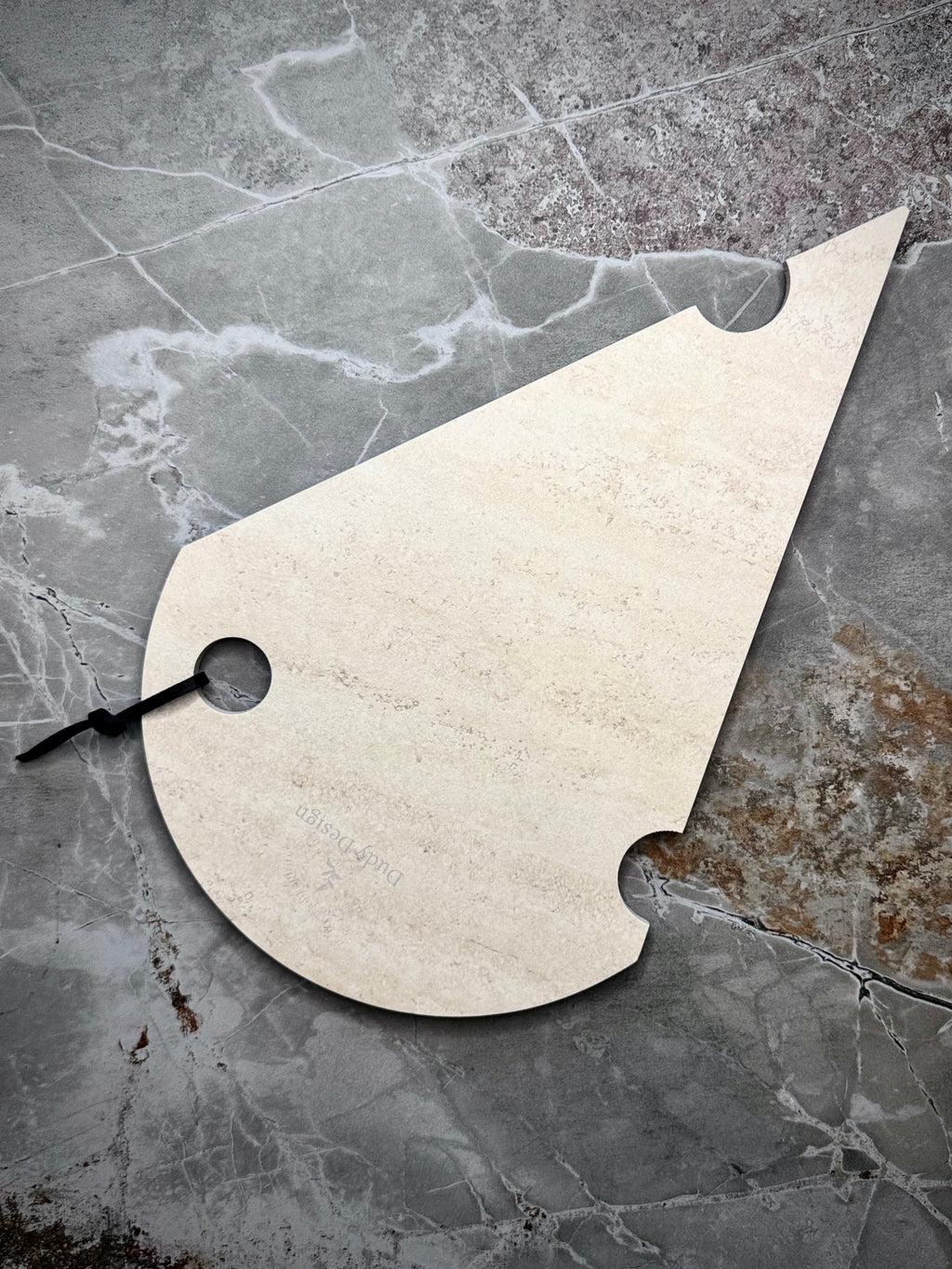 Dudy Design T. İvory Porselen Peynir Sunum Tahtası | Çizilmez Leke Tutmaz Antibakteriyel | NSF Belgeli (25x40)